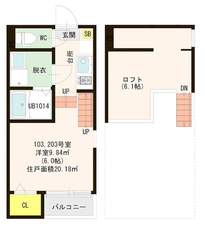 ルピナスの物件間取画像